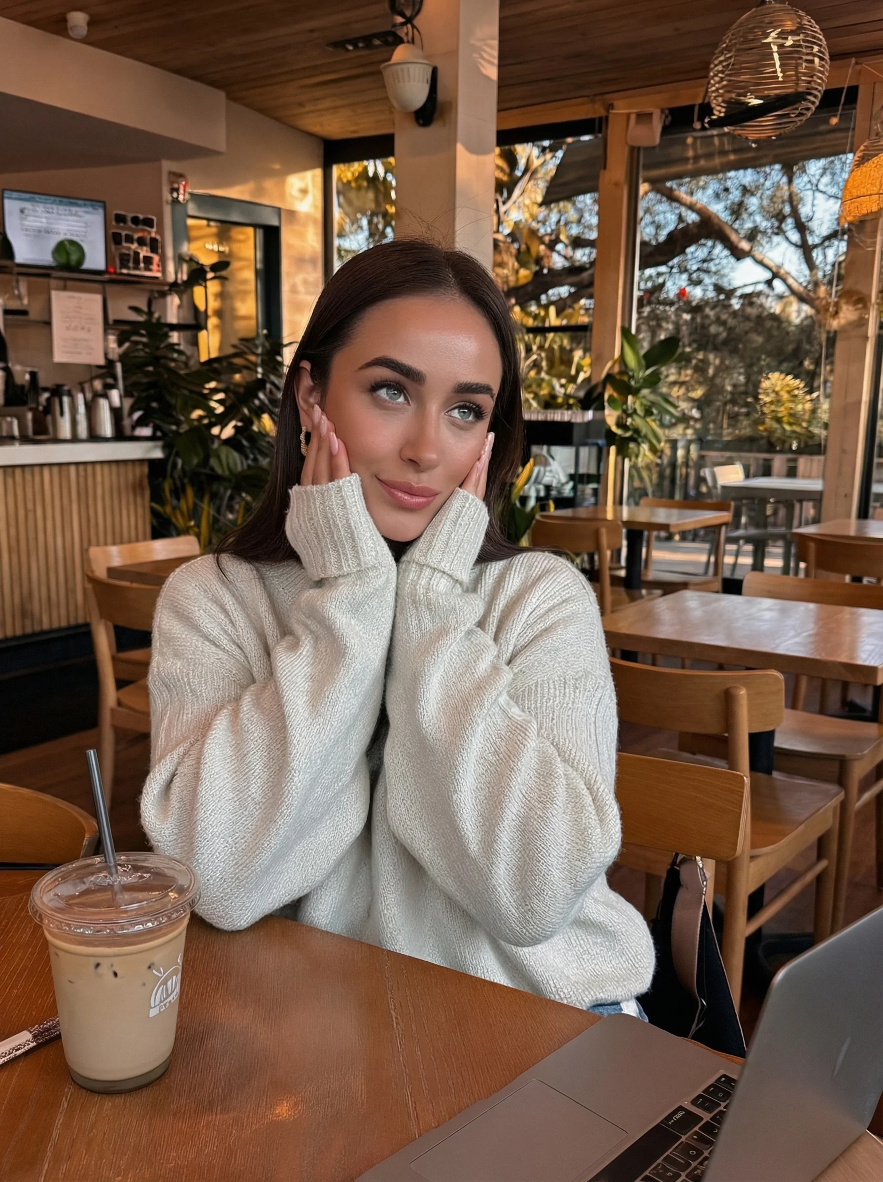 CelebMakerAI coffee shop style image example